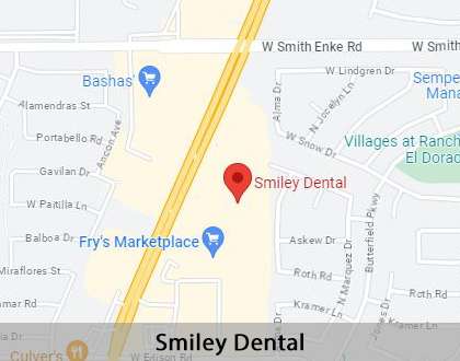 Map image for Full Mouth Reconstruction in Maricopa, AZ